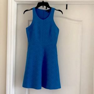 Banana Republic Sleeveless Dress. Size 2.  Blue.  Zippered Back.  Fully lined.